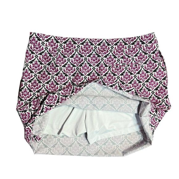 Greg Norman 'The Shark' Pink and Black Skort, Size 10 - Picture 2 of 7